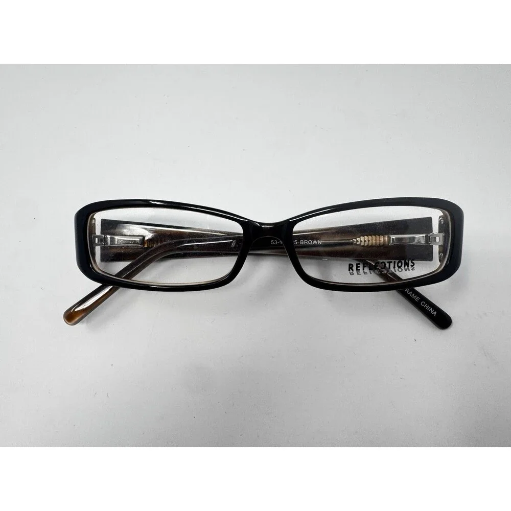Reflections R741 I-Dealoptics Brown Eyeglass Frames New Old Stock 53-14-135